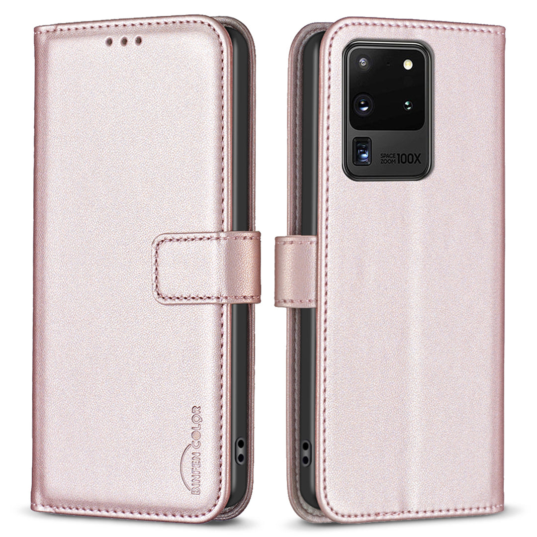 BINFEN COLOR BF17 TPU PU Leather Phone Cover for Samsung Galaxy S20 Ultra Stand Magnetic Phone Case Wallet BINFEN COLOR BF17 TPU PU Leather Phone Cover for Samsung Galaxy S20 Ultra Stand Magnetic Phone Case Wallet